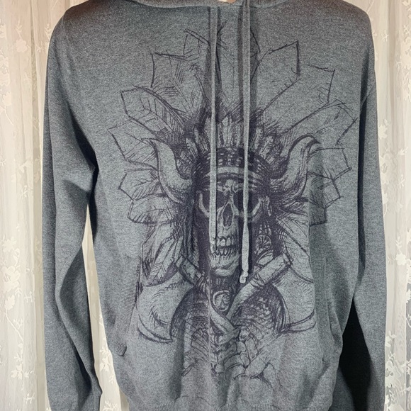 indian skull hoodie